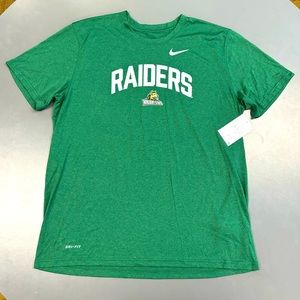 New Nike Men’s T-shirt Wright State  Raiders XL, X-large, NWT, Green Tee Shirt